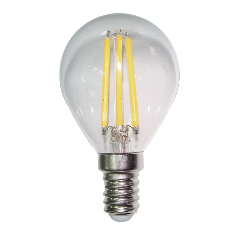 Ampoule à filament LED G45 E14 Claire. Lumière froide